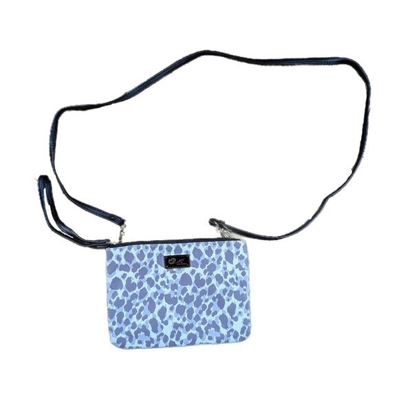 Luv Betsey Johnson Animal Print Wristlet Crossbody Purse Small Bag - Picture 1 of 5